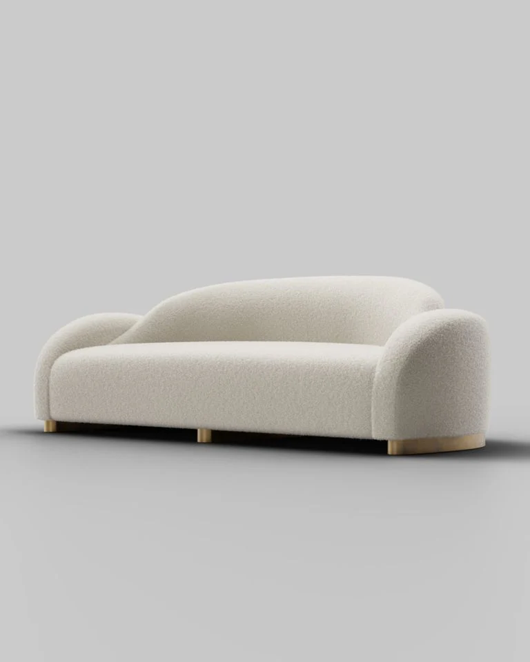 Fofa Sofa – White Boucle