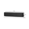 Vita Brill TV Stand - Black Oak