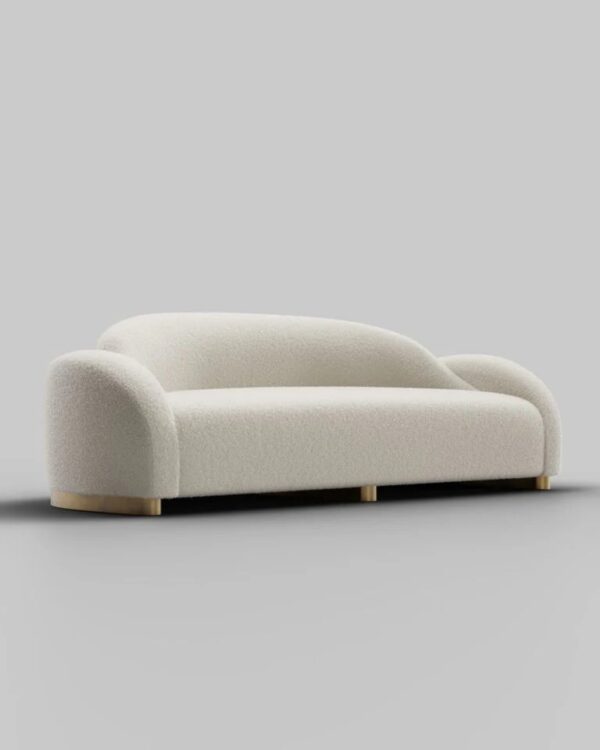 Fofa Sofa - White Boucle