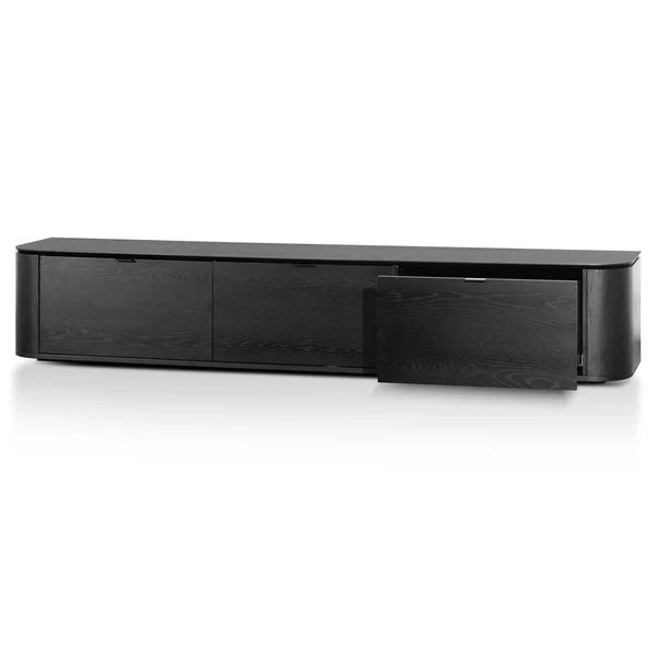 Vita Brill TV Stand - Black Oak