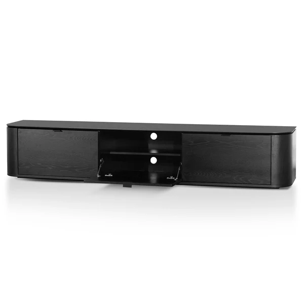 Vita Brill TV Stand - Black Oak