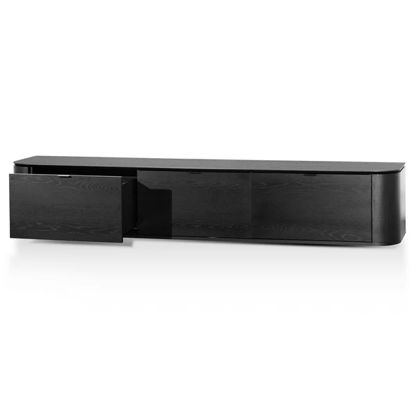 Vita Brill TV Stand - Black Oak