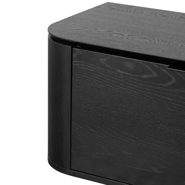 Vita Brill TV Stand - Black Oak