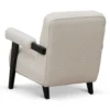 Roma Armchair - Ivory White Wool