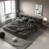 Kyoto Japanese Platform Bed / Premium Linen
