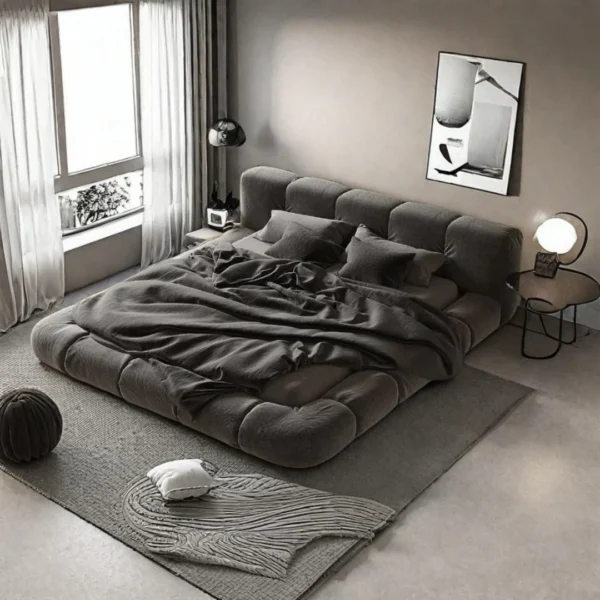 Kyoto Japanese Platform Bed / Premium Linen