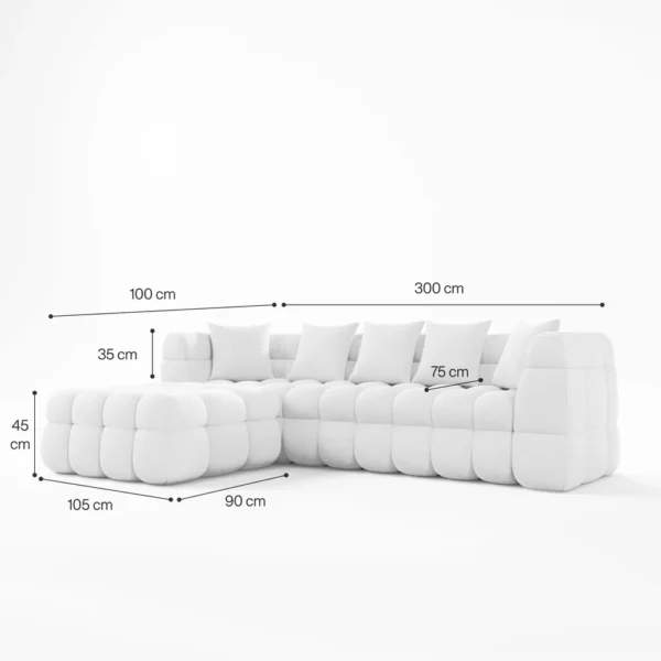 Breeze Cloud Boucle Sofa